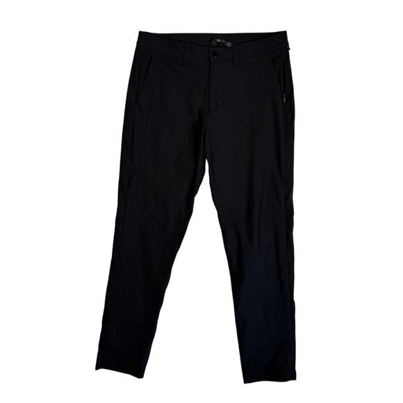 Lululemon Mens Black Pant Trouser Commission ABC Slim 34 x 32 - Picture 1 of 5